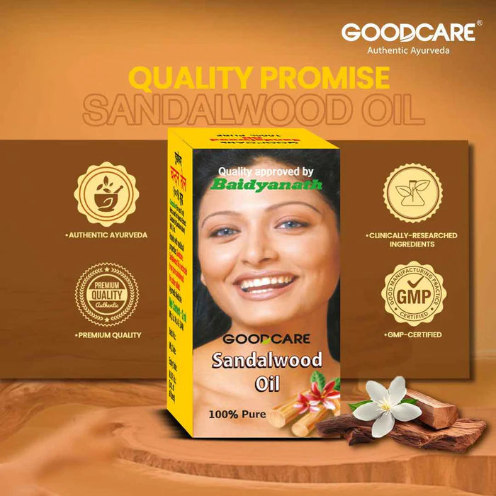 Goodcare Sandalwood Oil (Chandan Tel) - 2 ML