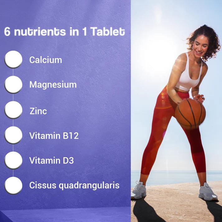 Health Veda Organics Calcium Magnesium Zinc