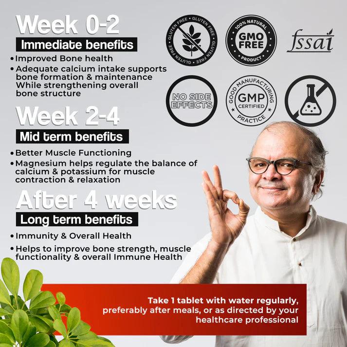 Health Veda Organics Calcium Magnesium Zinc