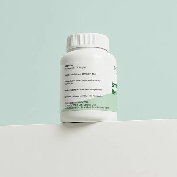 Dr. Satnam’s Arogyam Ayurveda Smriti Sagar Ras (A.S.S, 60 Tablets) | Classical Ayurvedic Herbo-Mineral Tonic for Memory, Cognitive Function & Nervous System Health