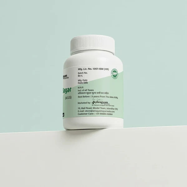 Dr. Satnam’s Arogyam Ayurveda Smriti Sagar Ras (A.S.S, 60 Tablets) | Classical Ayurvedic Herbo-Mineral Tonic for Memory, Cognitive Function & Nervous System Health