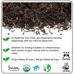 Radhikas Fine Teas Gut Health Spearmint Darjeeling Leaf - 50gm