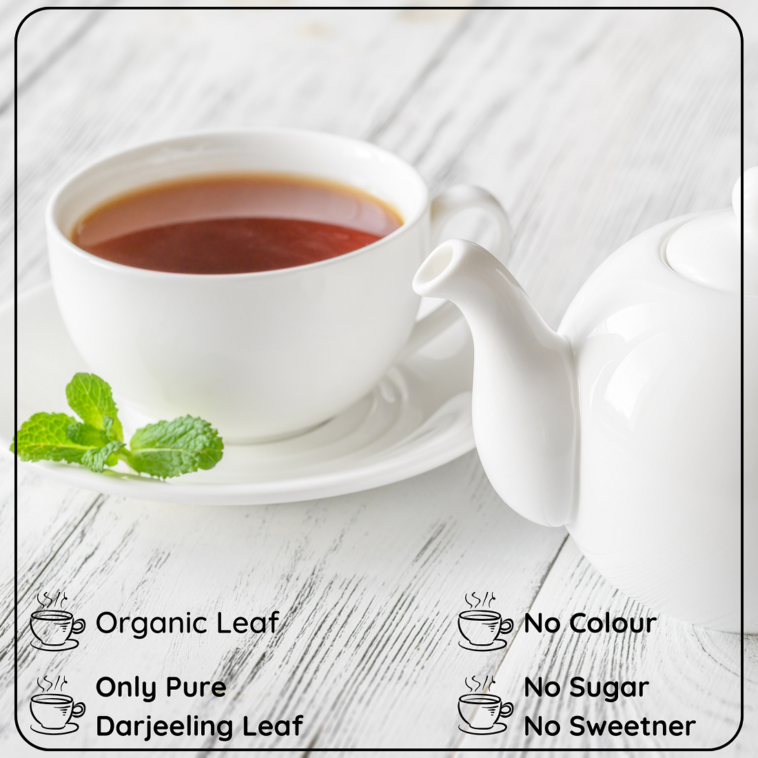 Radhikas Fine Teas Gut Health Spearmint Darjeeling Leaf - 100gm