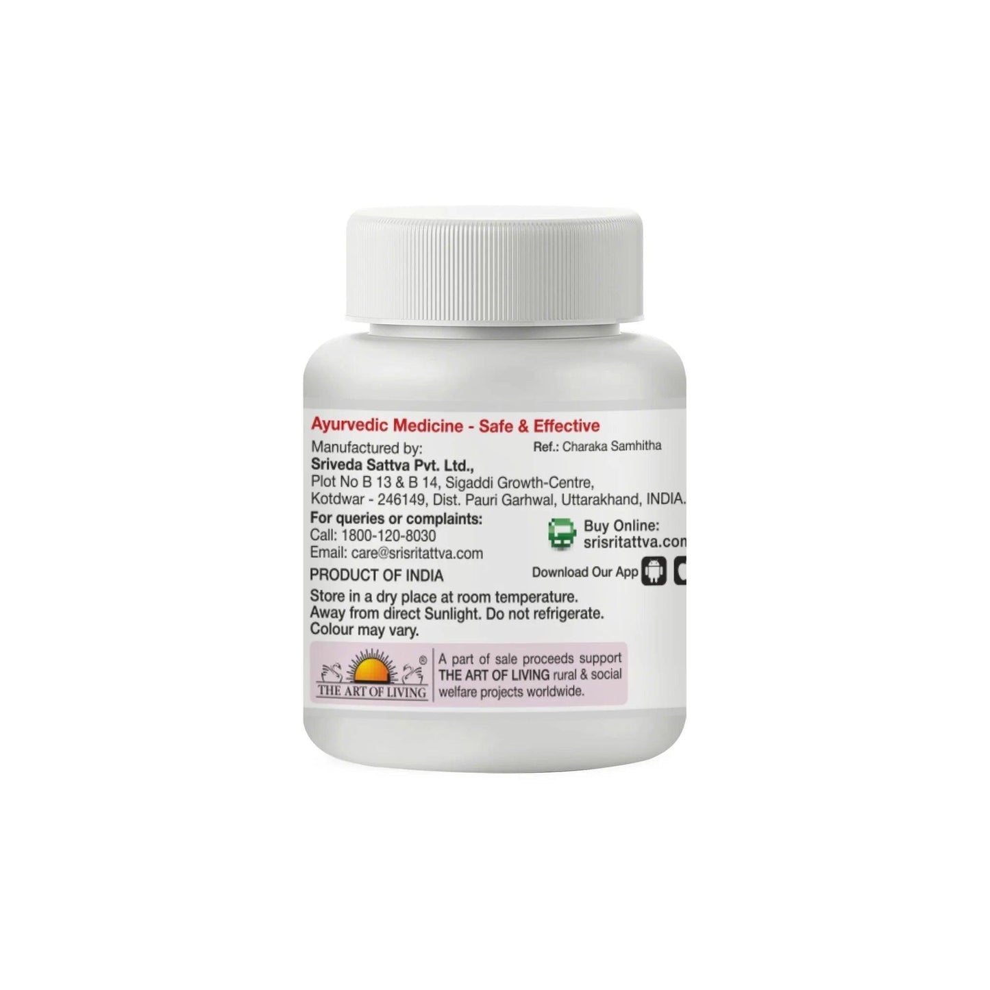 Sri Sri Tattva Navayasa Lauha Tablet 250mg - 30 Tablet - Pack of 3