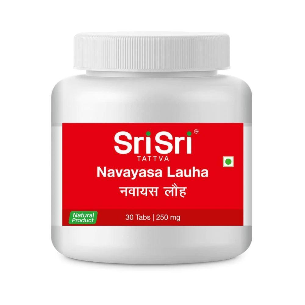 Sri Sri Tattva Navayasa Lauha Tablet 250mg - 30 Tablet - Pack of 3