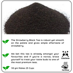 Radhika's Fine Teas Hormonal Balance Lanka Strawberry Tea (50g) | Single-Origin Ceylon Black Tea for Skin Glow, Balance & Vitality
