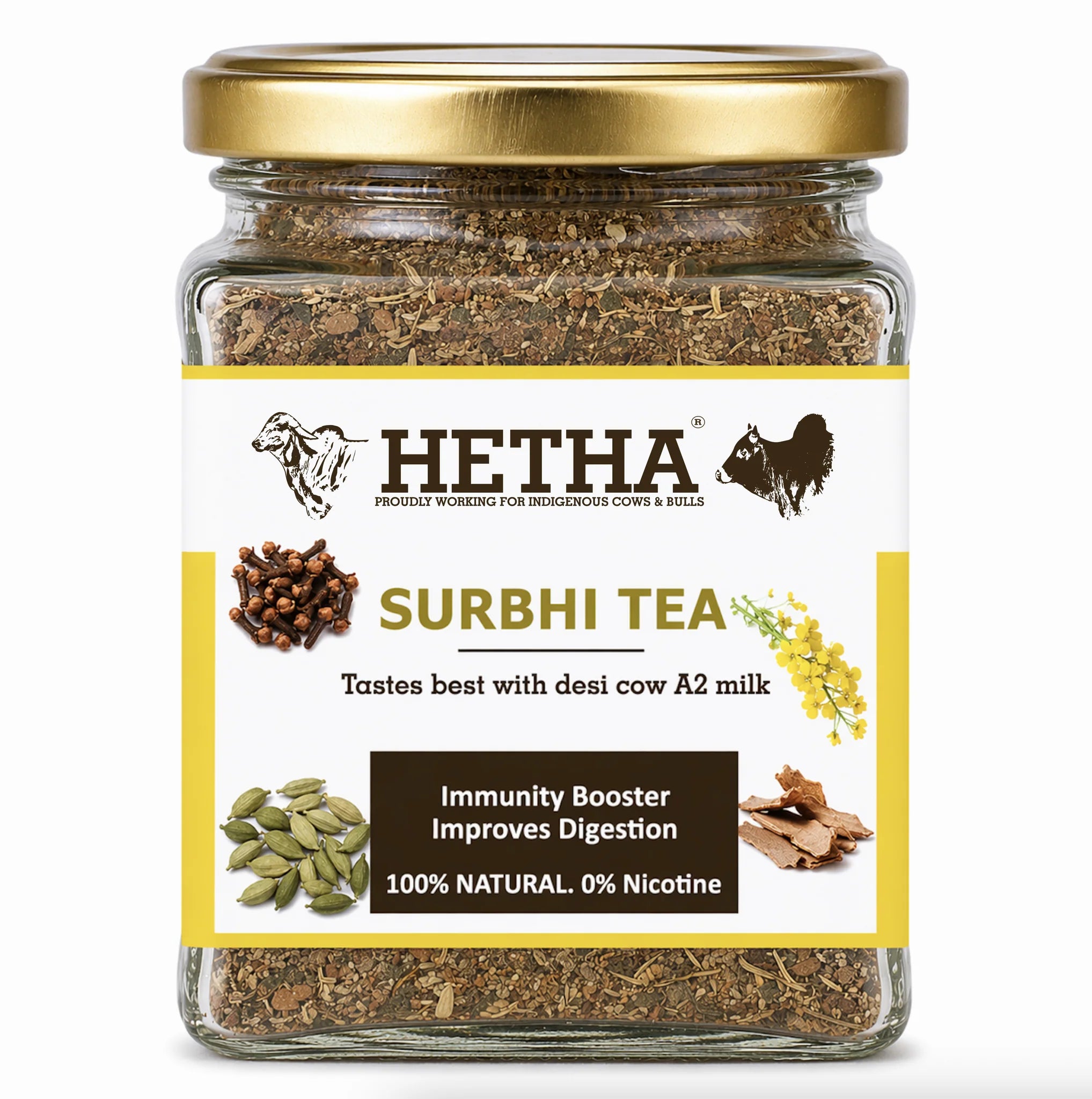 Hetha Surbhi Herbal tea - An Ayurvedic formulation - 100g
