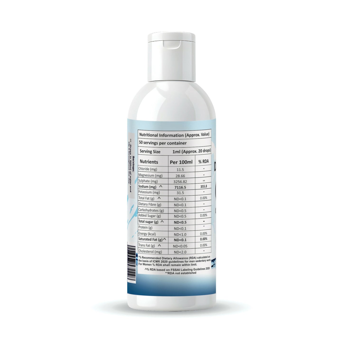 Dr. Patkar's Concentrated Mineral Drops Hydration Trace Supplement Increased energy levels (Cmd).2