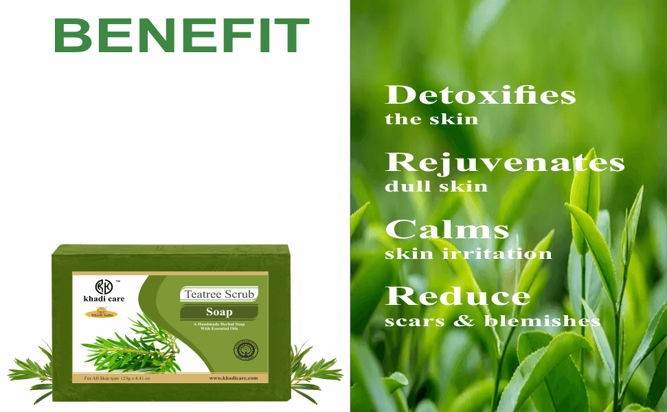 Khadi Care Herbal Teatree Soap - 125g