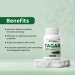 Dr. Satnam’s Arogyam Ayurveda Tagar Capsules (500mg, 60 Capsules) | Pure Valeriana Wallichii Extract for Restful Sleep, Stress Relief & Nervous System Calm