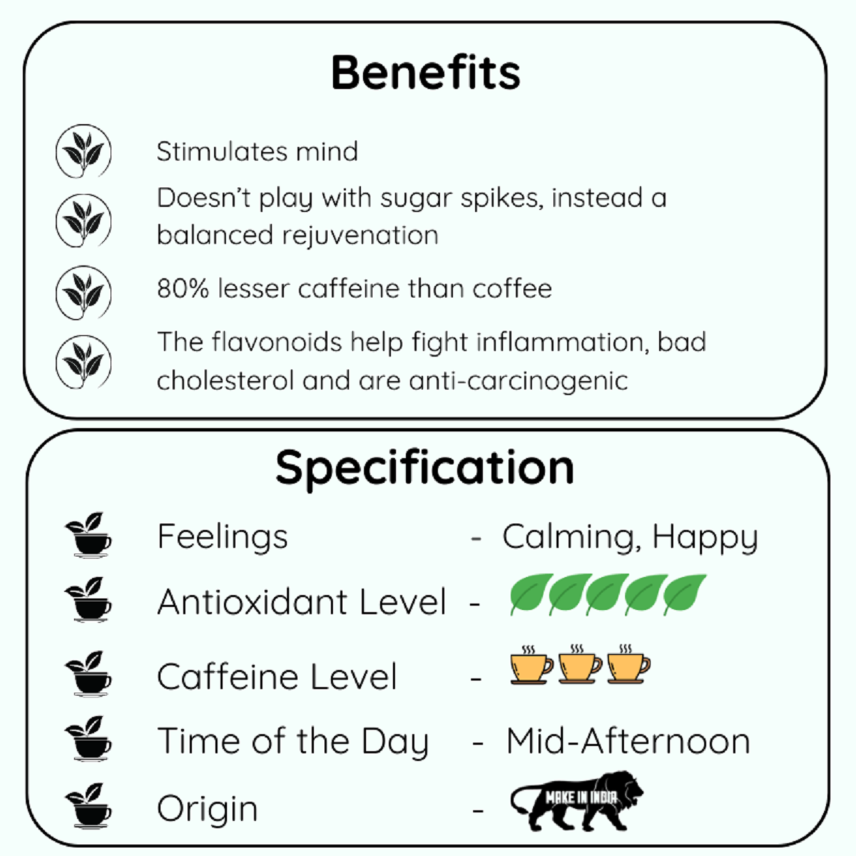 Radhikas Fine Teas Invigorating Masala Chai - 100gm