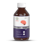 Zenius Brain Syrup - Cognitive Enhancer for Focus, Memory, and Mental Performance - 200ml Syrup