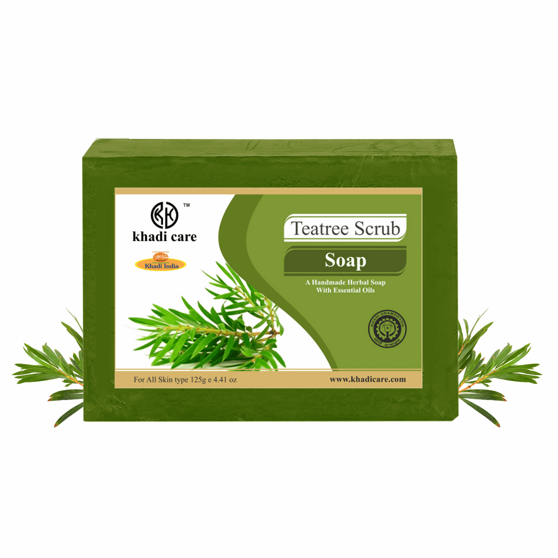 Khadi Care Herbal Teatree Soap - 125g