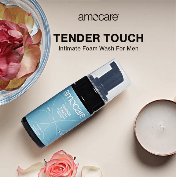 Amocare Tender Touch Intimate Foam Wash for Men | Gentle & Refreshing Cleanser | 100 ml