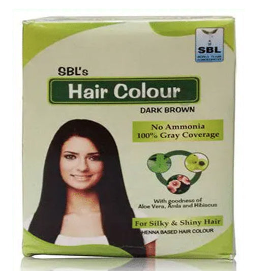 SBL Hair Colour 12 Sachets Dark Brown