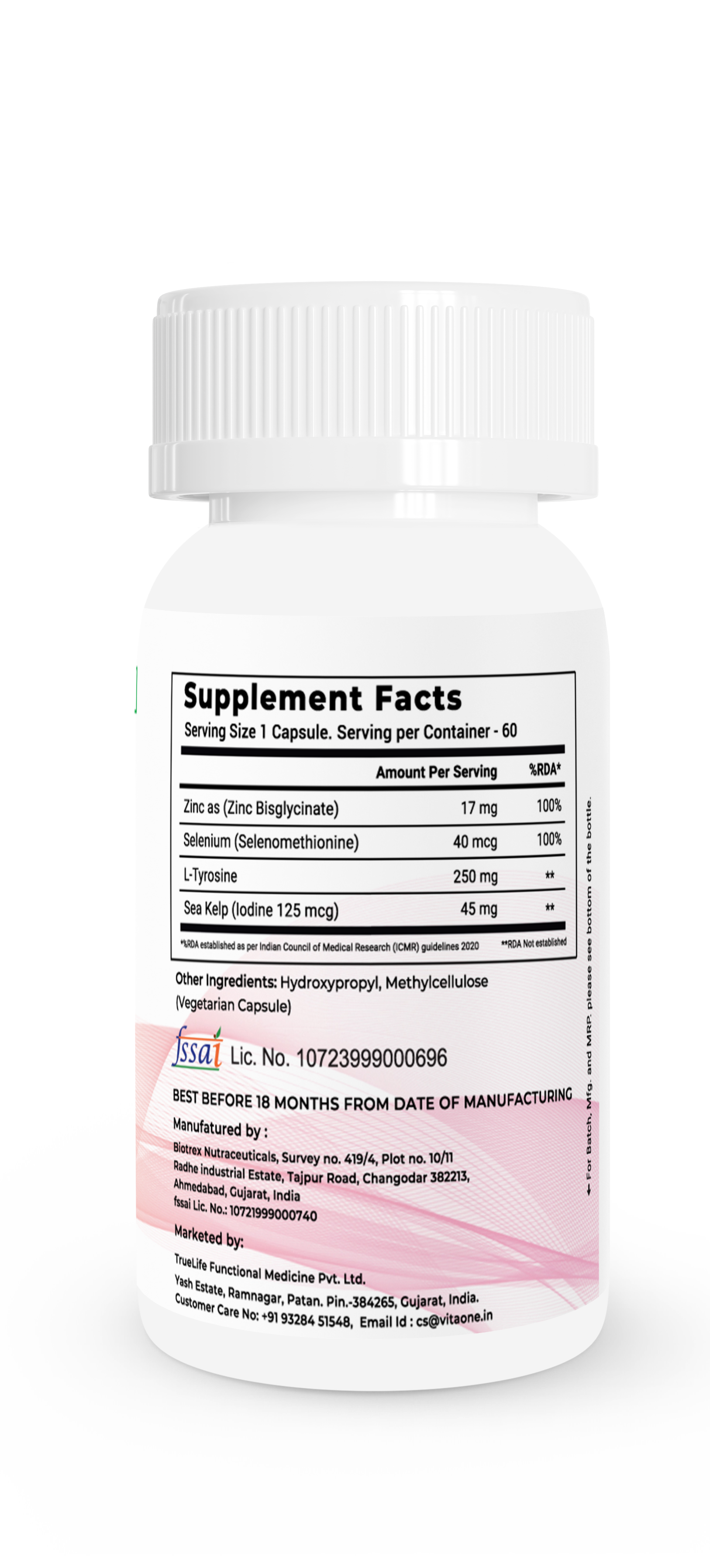Vitaone Thyroid Support Capsule - 60 Capsule