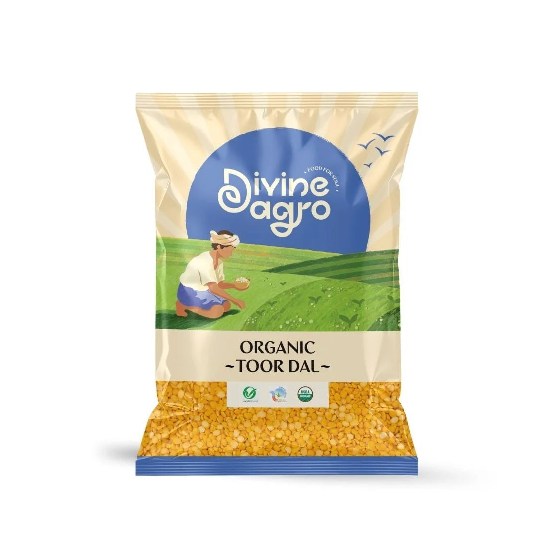 Divine Agro Toor Daal - 1kg