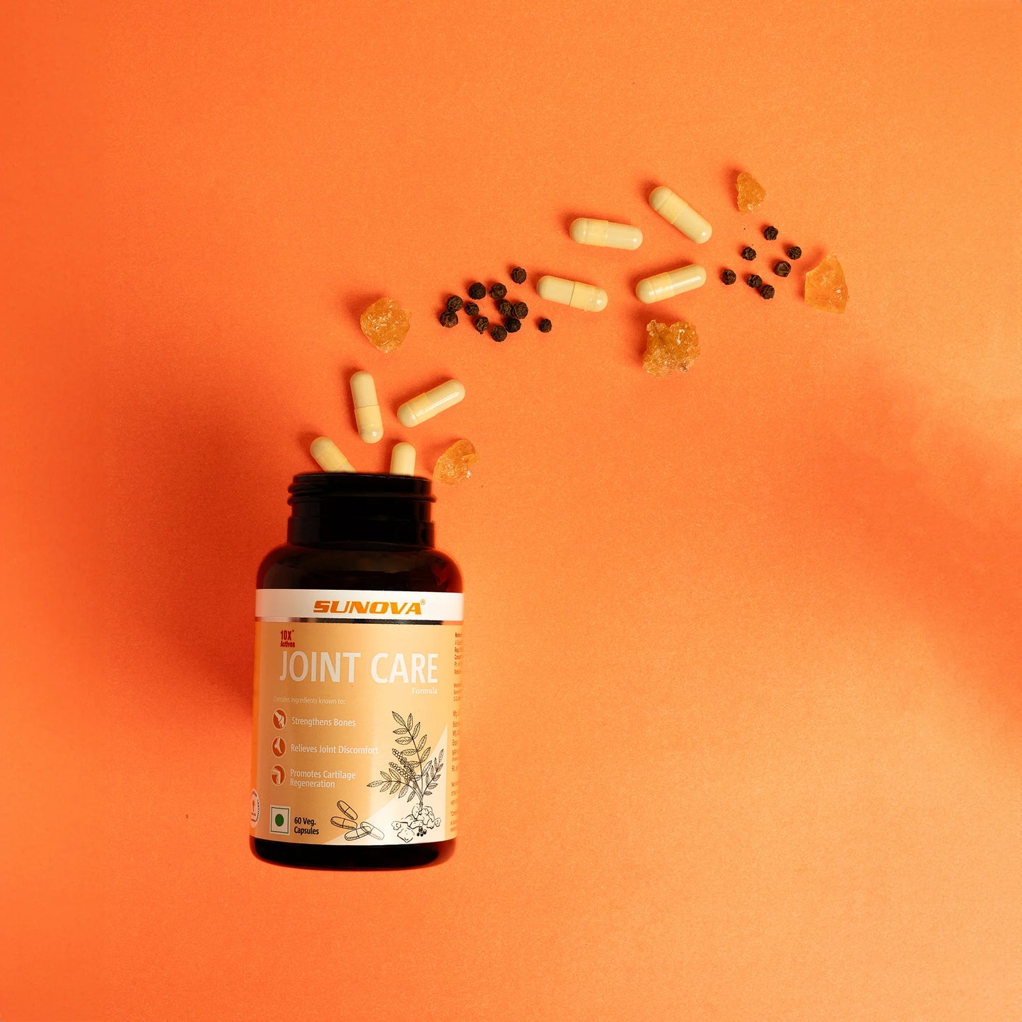 Sunova Joint Care Veg Capsule - 60 Capsules