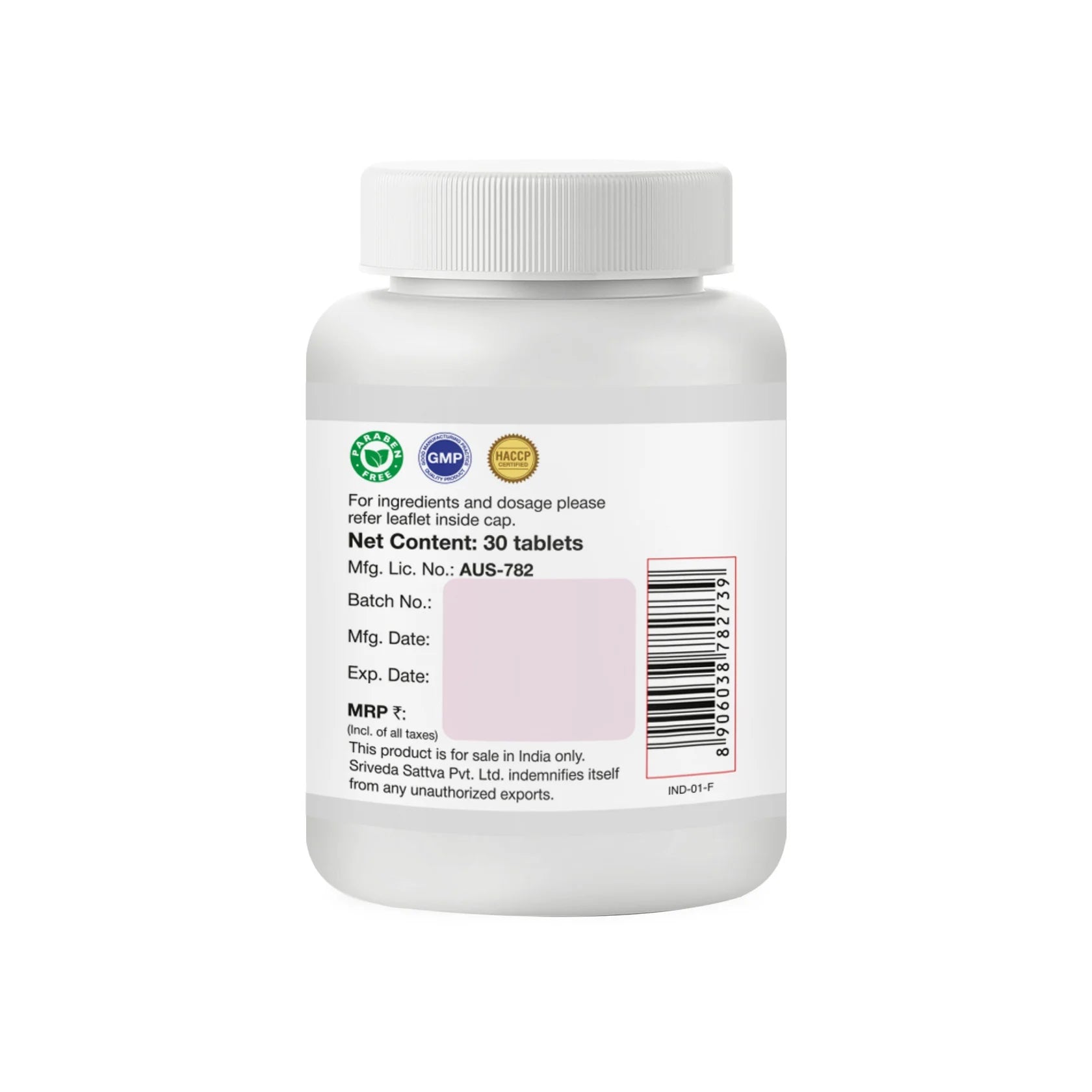 Sri Sri Tattvaa Triphala Guggulu 500 mg Tablets, 60 Tabs
