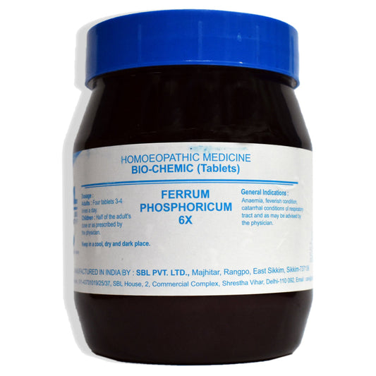 SBL Ferrum Phosphoricum Biochemic Tablet 6X - 450gm