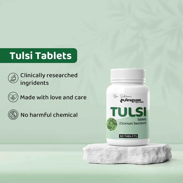 Dr. Satnam's Arogyam Ayurveda Tulsi Tablet (60 Each)