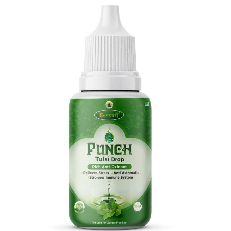 Divya Shree Tulsi Drop Immunity and Energy Booster | Strengthen and Stamina Support Digestive System Protects Liver Function 30ml Jeevan Care Ayurveda 