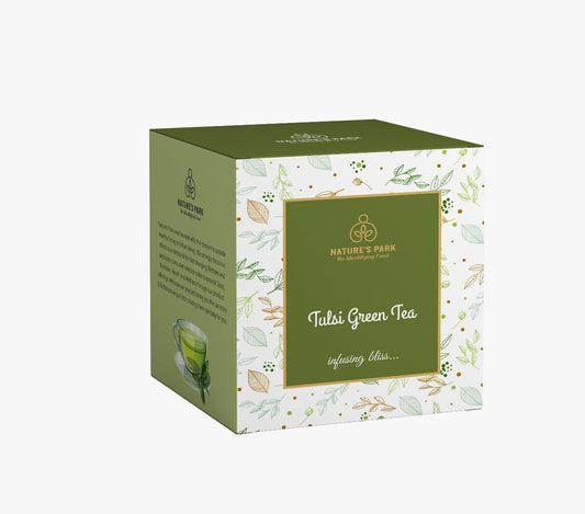 Nature's Park Tulsi Green Tea Pyramid Tea Bags (20 Pcs)
