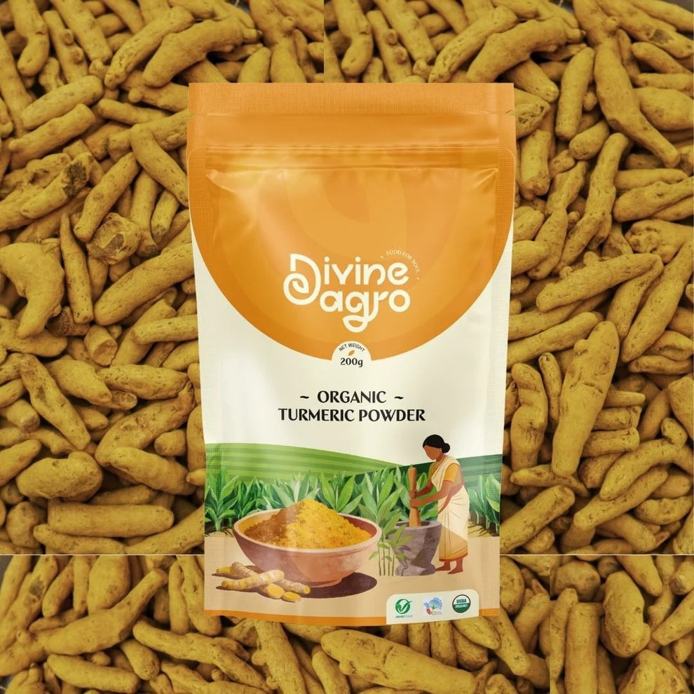 Divine Agro Turmeric powder - 200gm