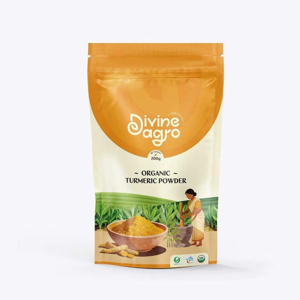 Divine Agro Turmeric powder - 200gm