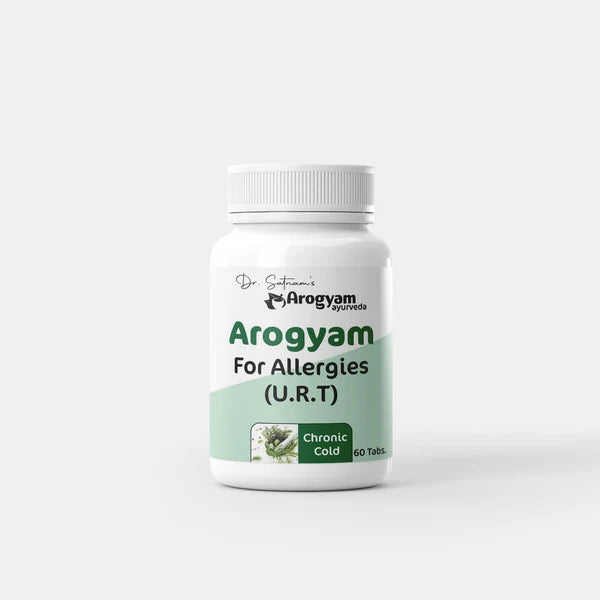 Dr. Satnam's Arogyam U.R.T. Tablets for Allergies (60 Tablets x 2 Units)