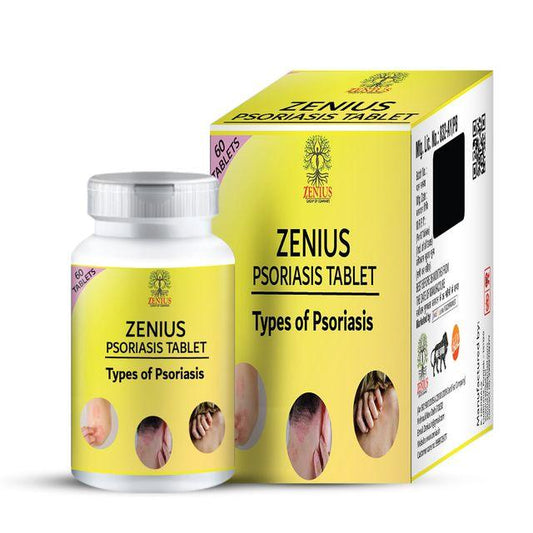 Zenius Psoriasis Tablet - Skin Psoriasis Tablets and Medicine for Psoriasis Relief - 60 Tablets