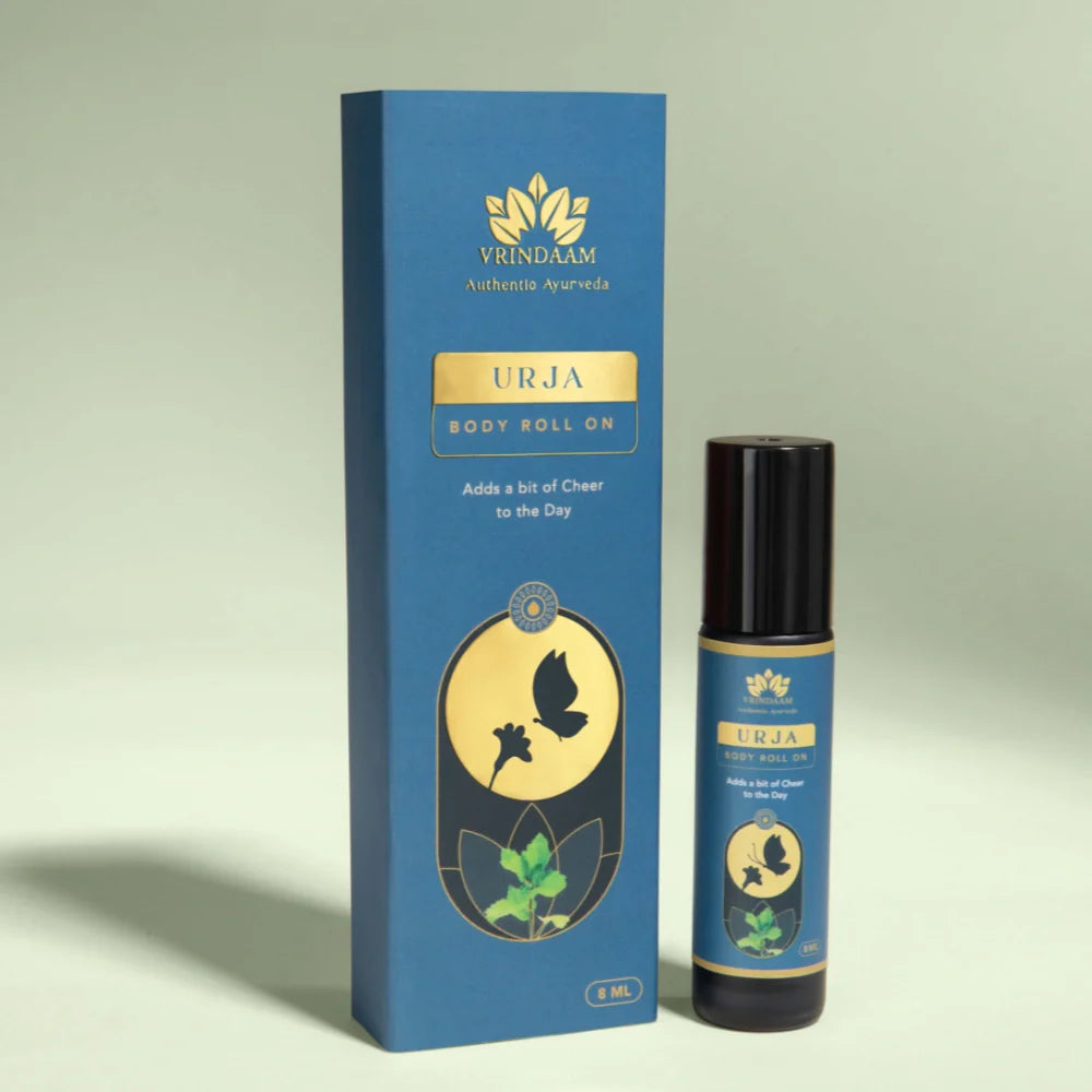 Vrindaam Urja Therapeutic and Aromatic Roll On - 8ml