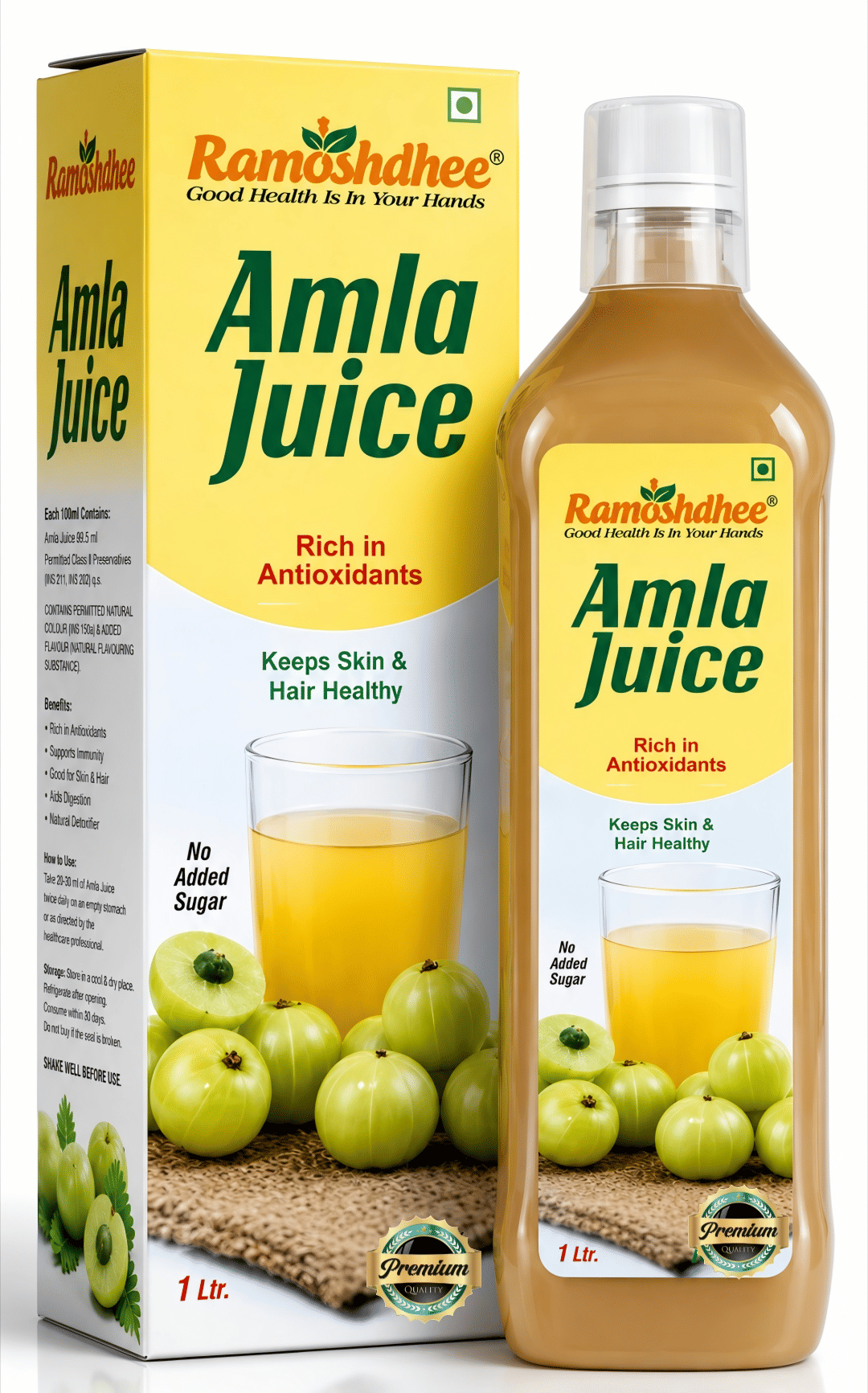 Ramoshdhee Organic Amla Juice 1L