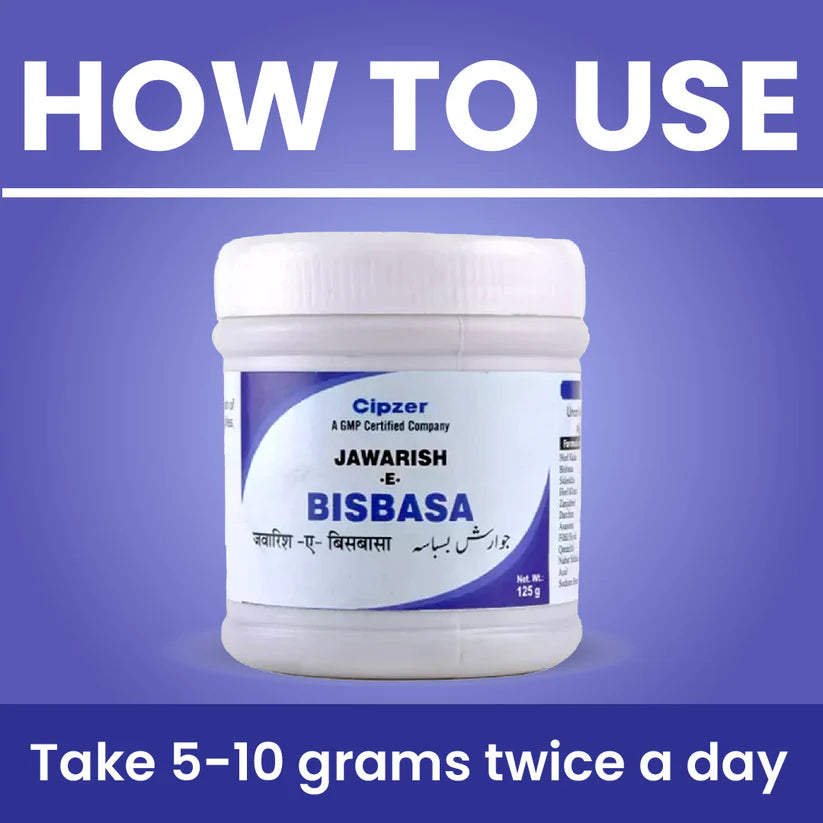 Cipzer Jawarish-E-Bisbasa - 125gm | Herbal Digestive Tonic for Indigestion, Flatulence & Stomach Pain