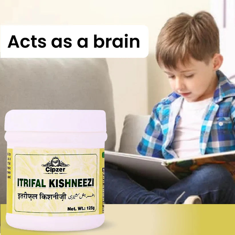 Cipzer Itrifal Kishneezi - 125gm | Herbal Remedy for Headache, Migraine, Digestion & Body Strength