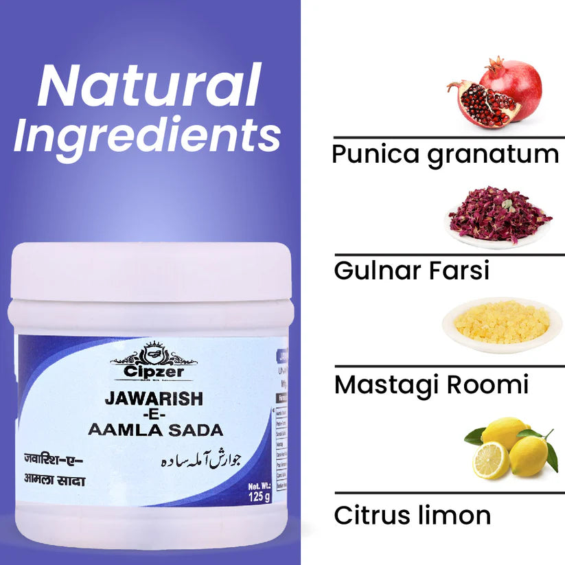 Cipzer Jawarish-E-Aamla Sada - 125gm | Herbal Digestive Tonic for Acidity, Indigestion & Immunity