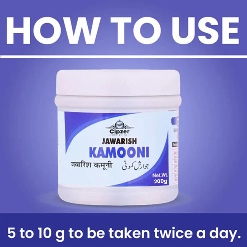 Cipzer Jawarish-E-Kamooni - 125gm | Herbal Remedy for Indigestion, Gastric Pain & Loss of Appetite