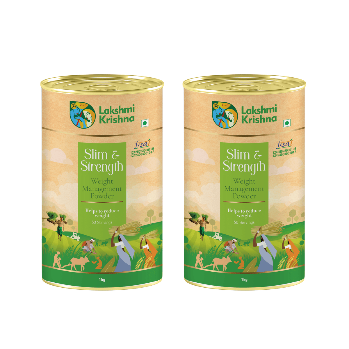 Lakshmi Krishna Naturals Slim & Strength Weight Management Powder | 1 kg