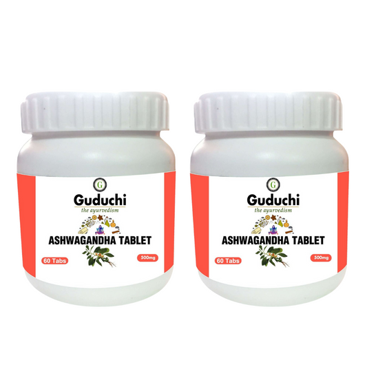 Guduchi Ashwagandha Tablet - Pack of 2 (120 tabs)