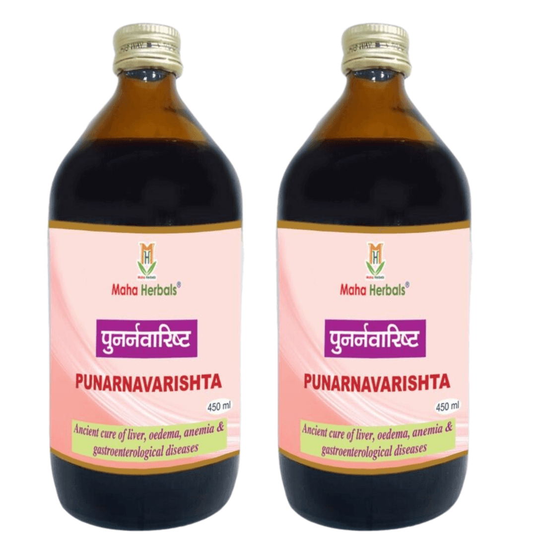 Maha Herbals Punarnavarishta -  Pack of 2