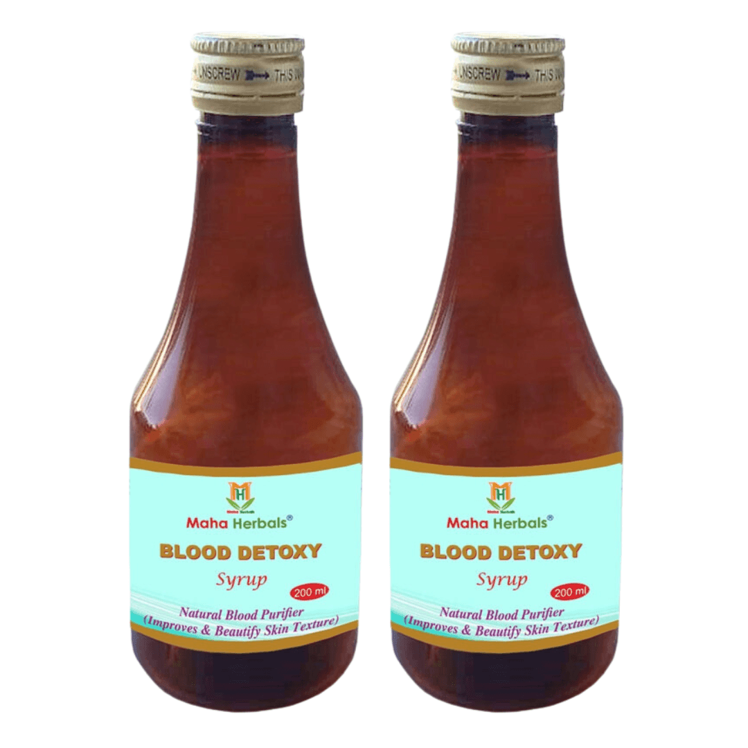 Maha Herbal Blood Detoxy Syrup - Pack of 2