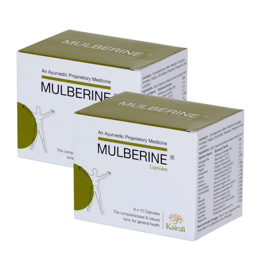 Kairali Mulberine Capsule (60 Capsules) Pack of 2