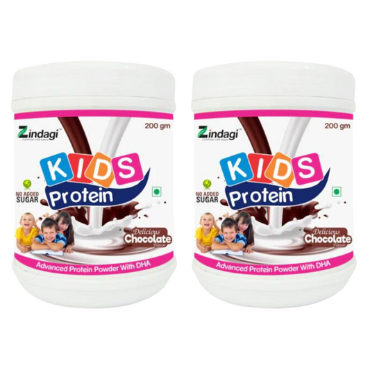 Zindagi Kids Protein Powder Delicious Chocolate (200 gm.) - Pack of 2