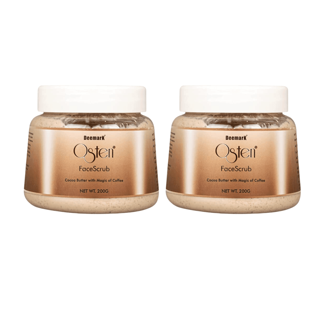 Deemark Osten Coffee Face Scrub - 200g - (Pack of 2)