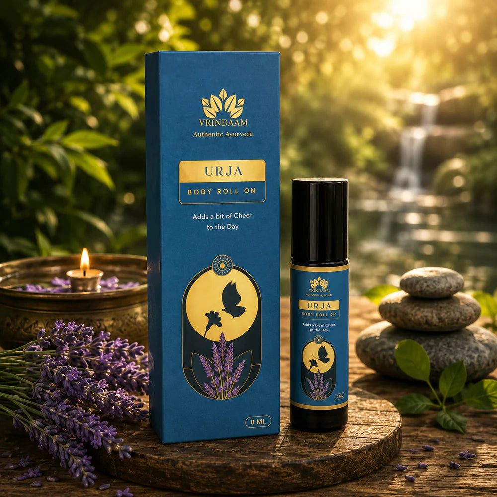 Vrindaam Urja Therapeutic and Aromatic Roll On - 8ml