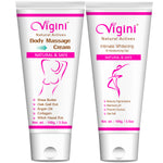 Vigini Vaginal Intimate Lightening Brightening Gel + Breast Firming Bust Enlargement Lifting Cream