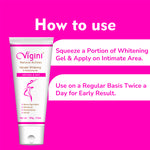 Vigini Vaginal Intimate Lightening Brightening Gel + Breast Firming Bust Enlargement Lifting Cream
