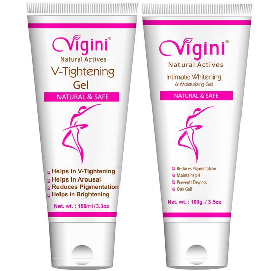 Vigini Intimate Vagina Private Part Lightening Whitening + V Tightening Moisturizer Cream Gel Women