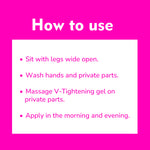 Vigini Intimate Vagina Private Part Lightening Whitening + V Tightening Moisturizer Cream Gel Women