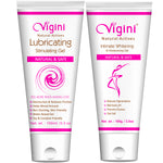 Vigini Silicone Free Vaginal Lubricant Lube Gel & Intimate Bikini Area Lightening Whitening Cream